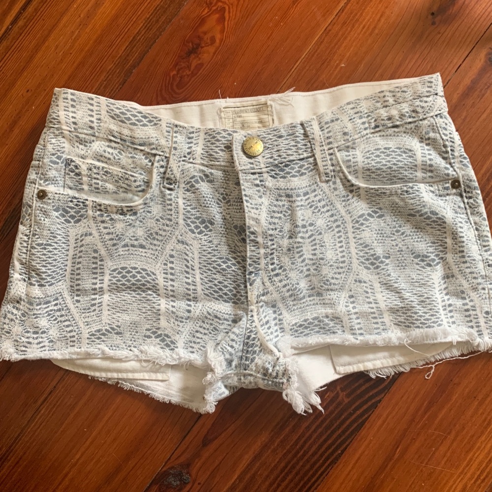 Current/Elliot boyfriend shorts in lace/crochet 25